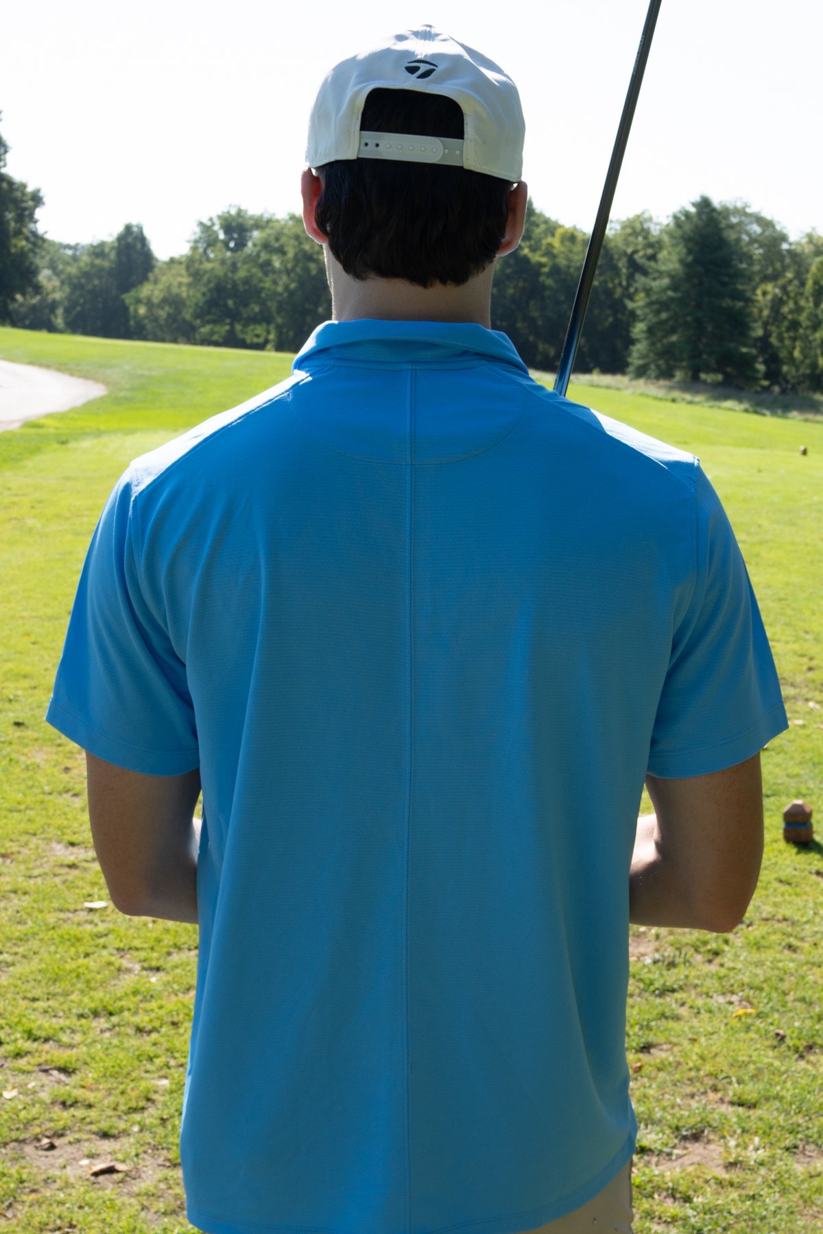 Sliced Blue Polo